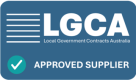 LGCA Approved Supplier Badge - Blue